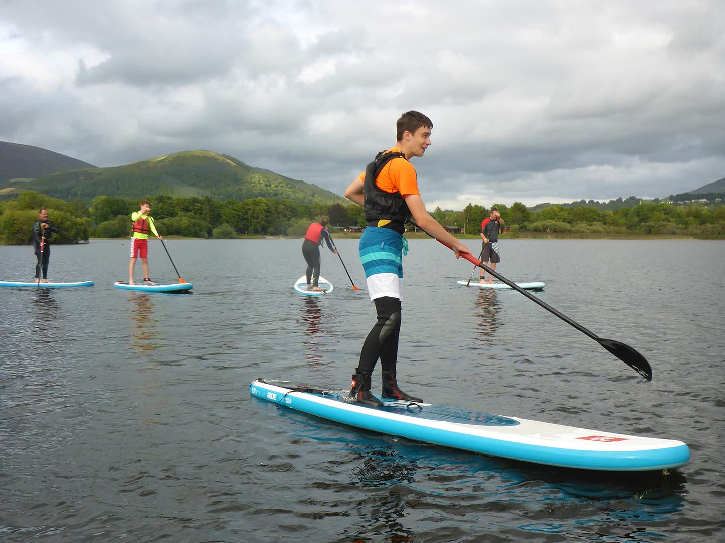 Paddleboarding in the Lake District Paddleboarding in the Lake District