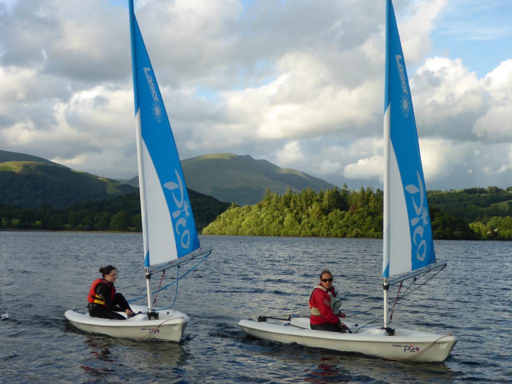 Sailing on Derwent Water Sailing on Derwent Water