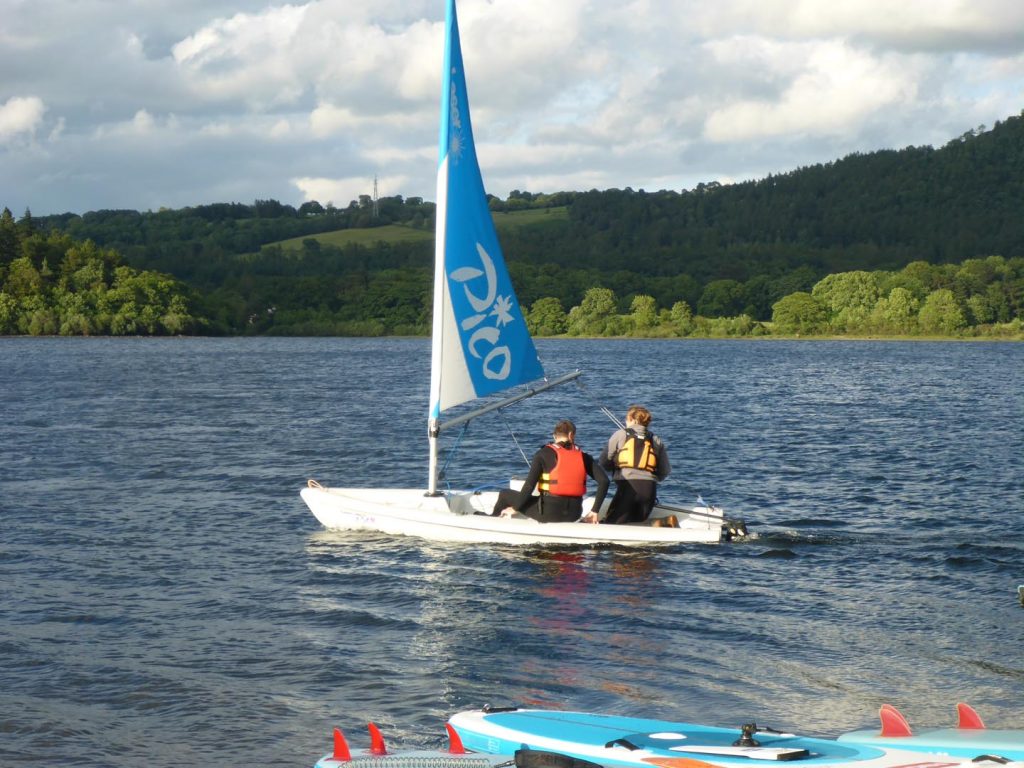 Sailing on Derwent Water Sailing on Derwent Water