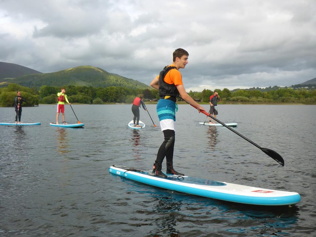 Paddleboarding in the Lake District Paddleboarding in the Lake District