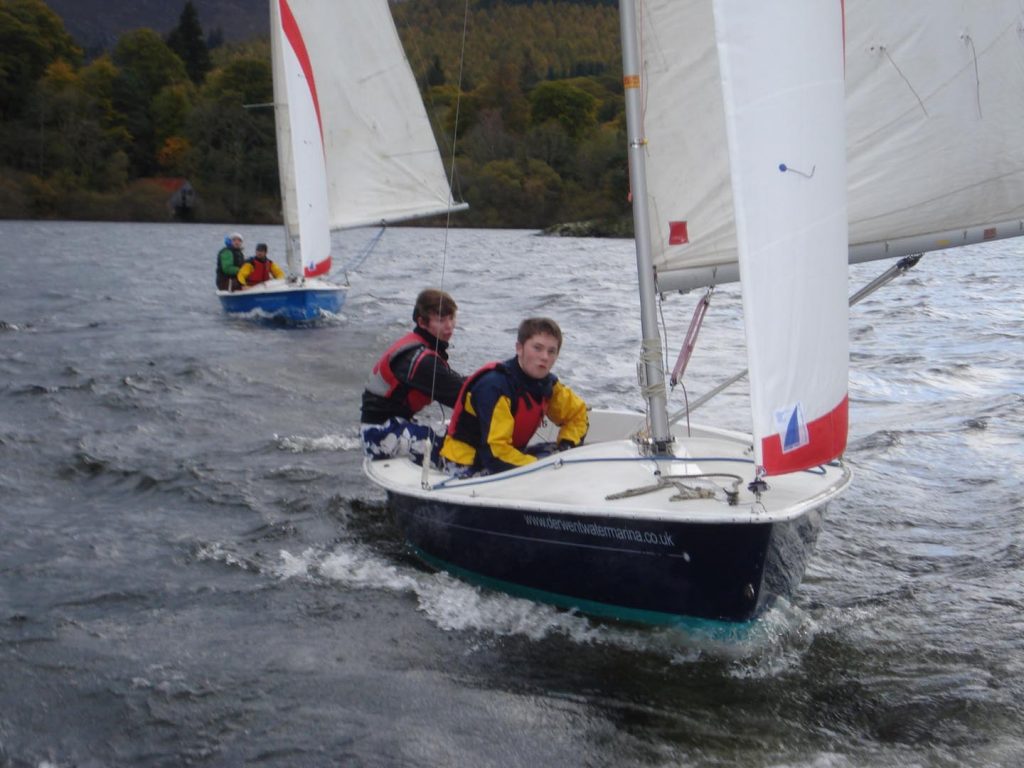 Sailing on Derwent Water Sailing on Derwent Water