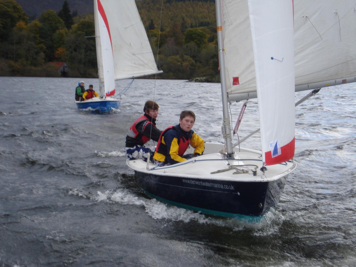 Sailing on Derwent Water Sailing on Derwent Water